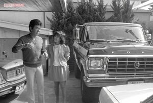 『野々村病院物語2』で共演した宇津井健と柏原芳恵