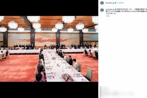 ブラジルのルラ大統領夫妻を歓迎した宮中晩餐会の様子（宮内庁の公式インスタグラムより）