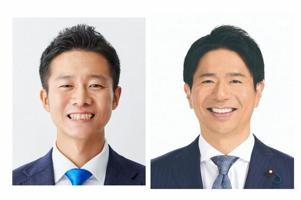 水沼秀幸衆院議員、岡田悟衆院議員(立憲民主党公式HPより)