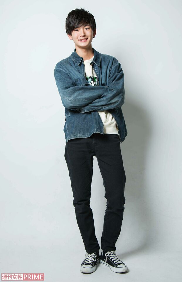 押田岳くん　撮影／大靍 円（昭和基地 ￥50）　ヘアメイク／MAIMI