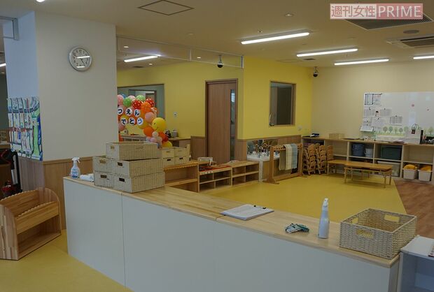 商店街で働くお母さんの味方「壱番街ドーム保育園」も完備。最大60名まで預かれるそう