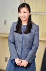 学内のプログラムを利用して短期のイギリス留学から帰国された眞子さま（'13年7月）