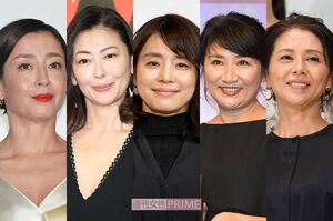 （写真左から）宮沢りえ、中山美穂、石田ゆり子、松下由樹、小泉今日子
