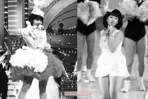 （写真左から）荻野目洋子、河合奈保子