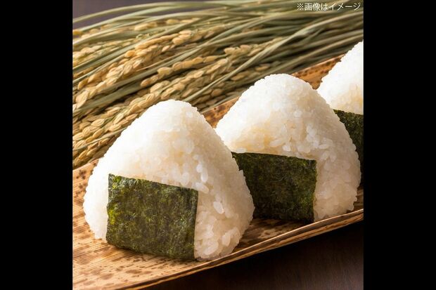 島根県松江市「新米コシヒカリ5kg」を使用したおにぎりのイメージ写真