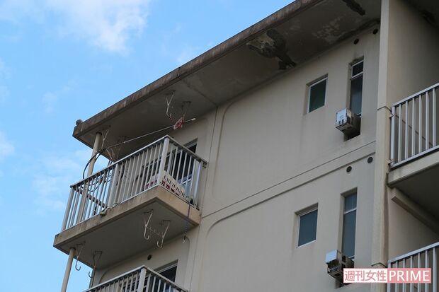 常慶一家が住んでいた公営住宅（福岡県田川市）