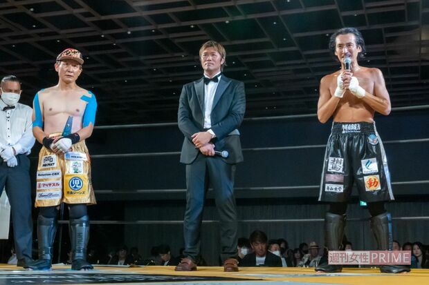 大沢樹生とボクシング対決をした木下ほうか。異様な組み合わせだ