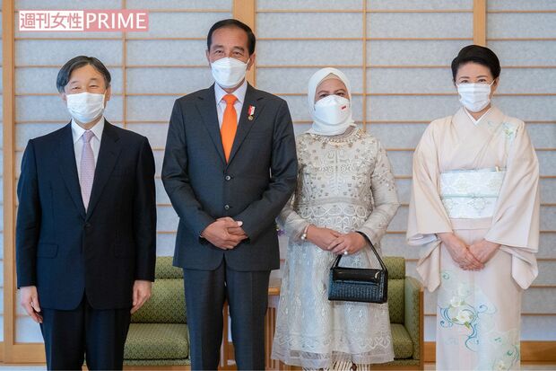 今年7月、御所で会見されたインドネシアのジョコ大統領夫妻と天皇皇后両陛下