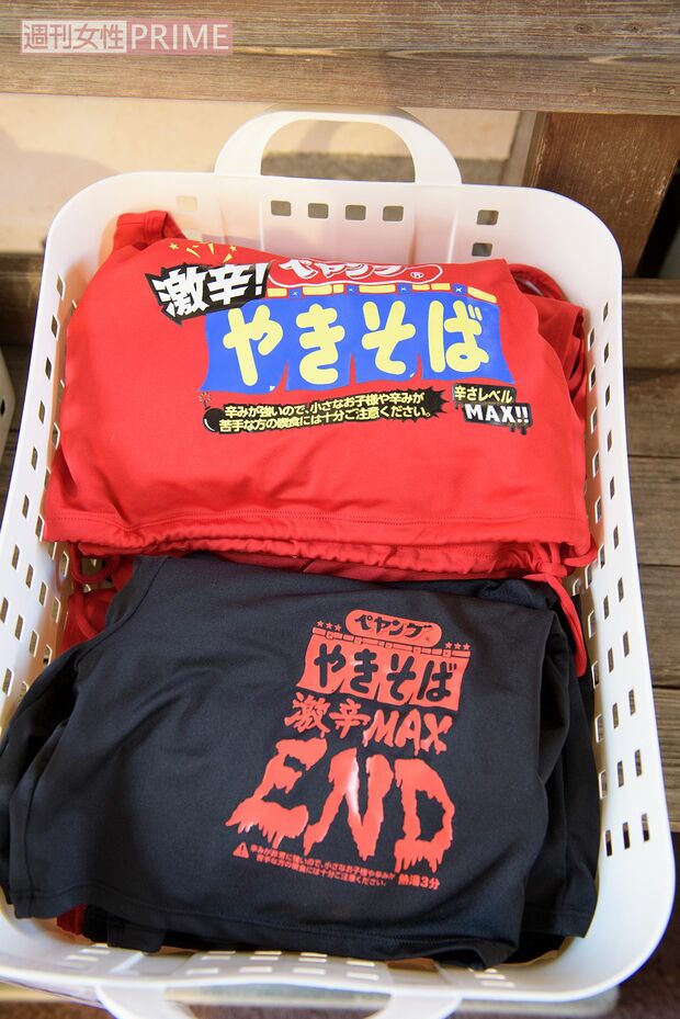 水着の貸し出しは無料。オリジナルデザインの水着は購入することも　撮影／渡邉智裕