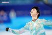 フィギュアスケート男子シングルに出場した羽生結弦(JMPA代表撮影・2022年北京五輪)