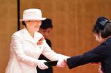 『フローレンス・ナイチンゲール記章』の授与式で（8月7日）