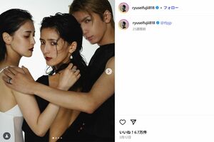 WEST.藤井流星と妹の萩花、夏恋(本人Instagramより)