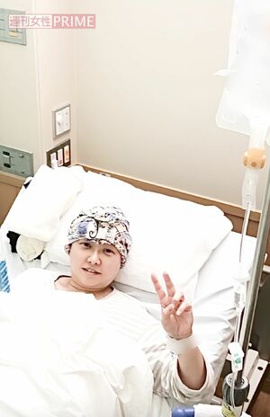 抗がん剤治療をしていたころ。手術や入院費以外に、検査費用、通院の交通費、ウィッグ代、がんと診断されて必要なものをそろえるとお金がかかり、がん保険に入っていて良かったと感じた