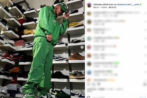 インスタグラムでは、車いすではない「立ち上がった姿」も披露する小田凱人選手（公式インスタグラムより）