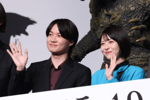 2023年に公開された映画「ゴジラ-1.0」完成報告会見