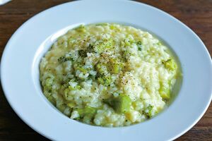 ブロッコリーのチーズリゾット　撮影／松山絵美