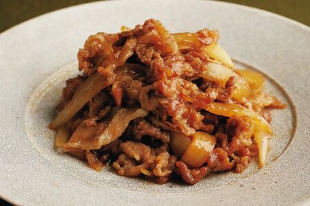 ［豚こま切れ肉］しょうが焼き　撮影／合田昌弘