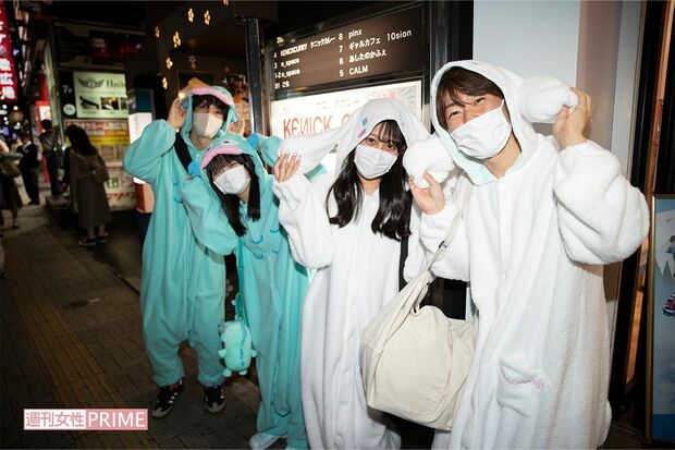 渋谷ハロウィーンの様子（10月31日撮影）