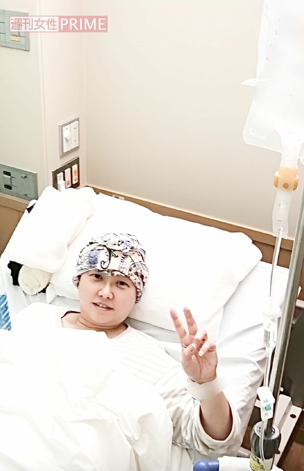 抗がん剤治療をしていたころ。手術や入院費以外に、検査費用、通院の交通費、ウィッグ代、がんと診断されて必要なものをそろえるとお金がかかり、がん保険に入っていて良かったと感じた