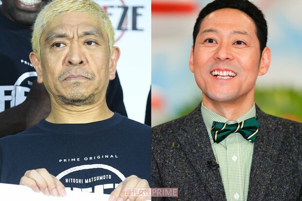 『ワイドナショー』で共演する松本人志と東野幸治