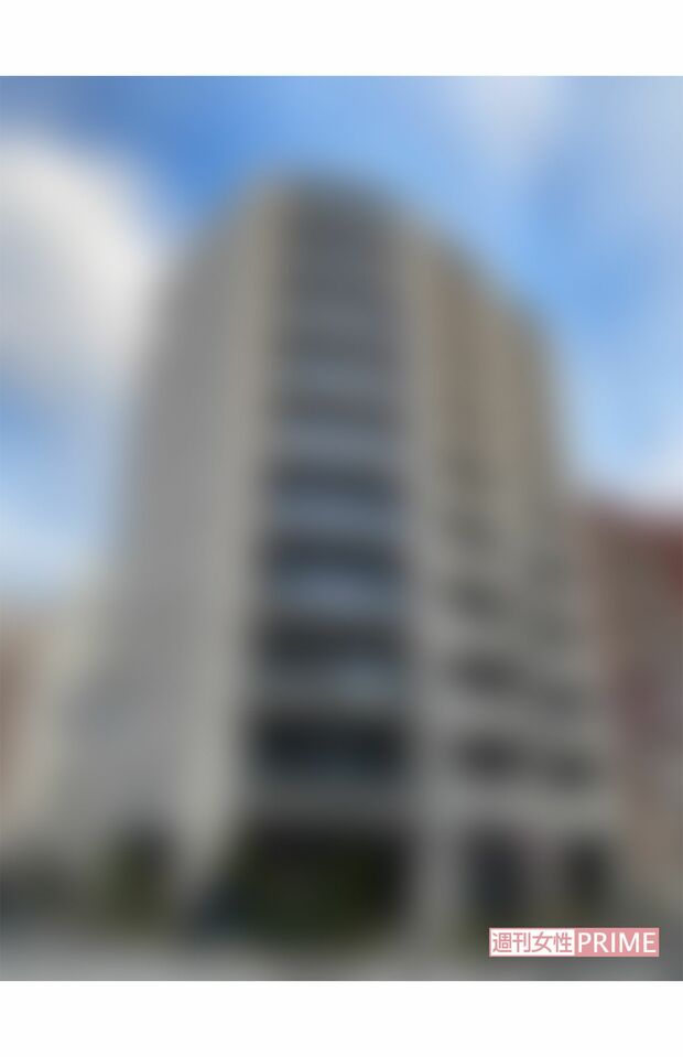 家宅捜索された容疑者宅は高級賃貸マンションだった（一部画像は加工）