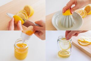 簡単はちみつレモンの作り方　撮影／砂原文
