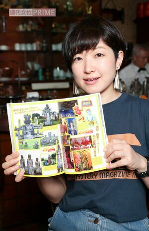 金原みわさん　撮影／吉岡竜紀