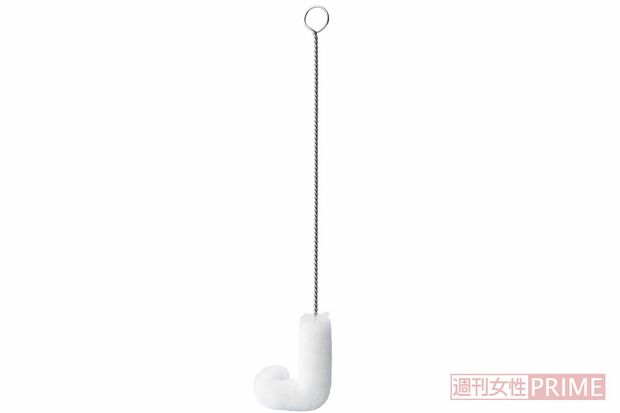 隅まで洗えるボトル用ブラシ・大　撮影／矢島泰輔