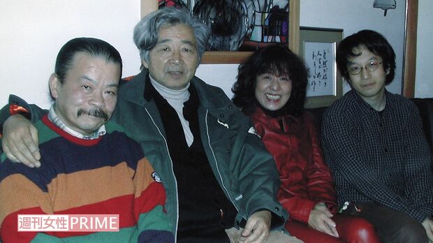 佐藤蛾次郎ファミリーと山田洋次監督。15年ほど前に自体で──