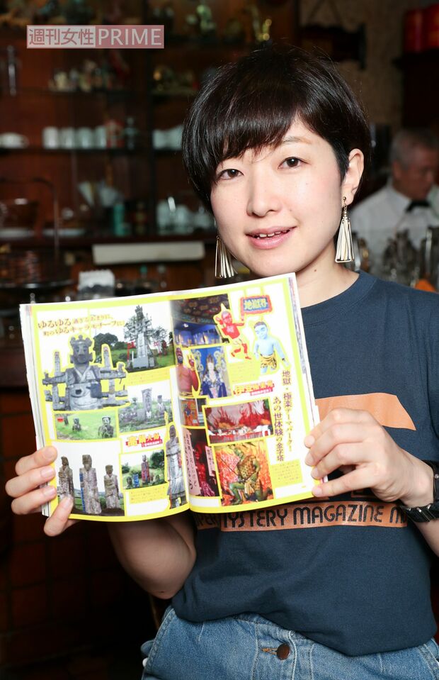 金原みわさん　撮影／吉岡竜紀