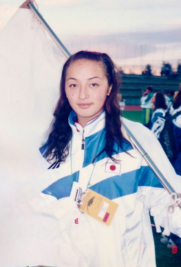 1996年、室伏由佳さんが19歳のころにシドニーで行われたジュニア選手権。当時も貧血に悩まされていた