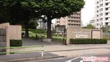中島が通う明治学院大学。白の高級外車で通学する姿が在学生にたびたび目撃されている