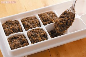 製氷皿で1食分ずつ作れる　料理制作／田村つぼみ　撮影／三村健二