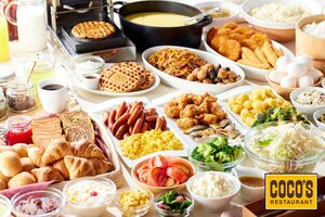 「ココス」とろとろ食感のスクランブルエッグやパリッとジューシーなウインナーが人気の「朝食バイキング」。平日1045円~