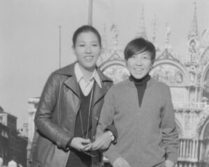  昭和45年当時、和田アキ子とのツーショット