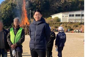 岸信千世氏（岸信夫公式インスタグラムより、一部編集部加工）