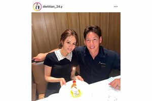 吉田正尚の妻・ゆり香さんのインスタグラムより