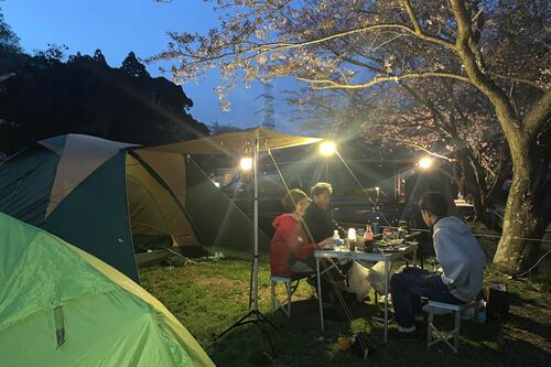 これからシーズン本番のキャンプだが、自然の中でも水道水での手洗いが大事！