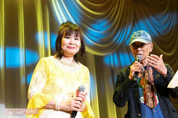 8月末に行われた合同ディナーショーでもデュエットをした2人 撮影/北村史成