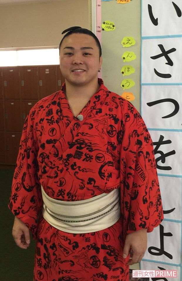 炎鵬の母校・大徳小学校で