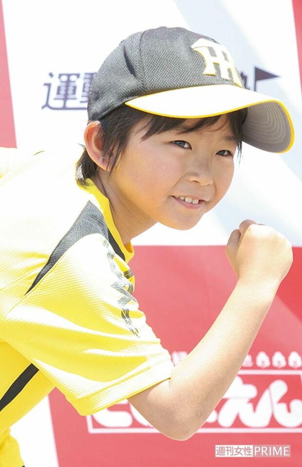 ミズノのイベント('10年)でかぶっていたのは、大ファンの阪神タイガースのマークが入った帽子