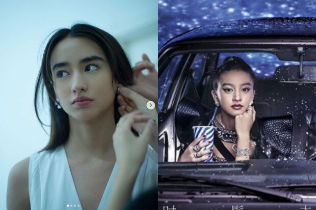 左がヴァンダで右がKoki,。もっと似ている写真がありそう