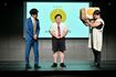 「いちほまれ」新CMのPR会にタイムマシーン3号とともに出席した石田たかと知事 写真提供/福井県庁