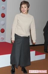 会見を終えた大竹しのぶ