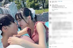 炎上したカップルユーチューバーの『のっく』（本人たちのインスタグラムより）