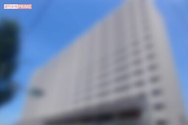 事件現場となったマンション