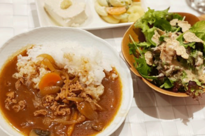 サラダは毎食♪