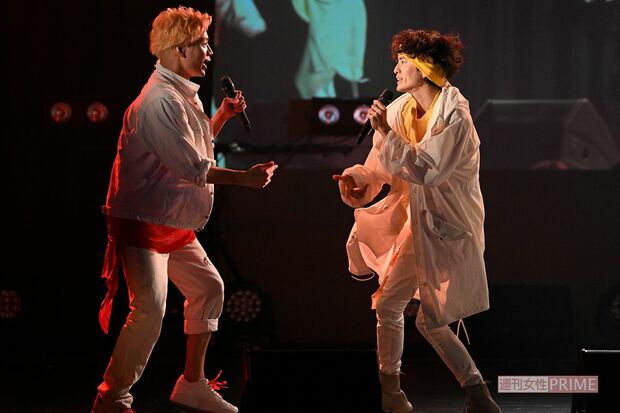 ブランクを感じさせない息の合ったパフォーマンスを披露