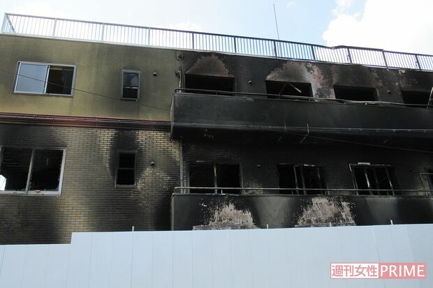 放火された京都アニメーション第1スタジオ