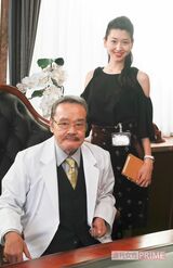 『ドクターX』で共演する西田敏行、是永瞳　撮影／森田晃博